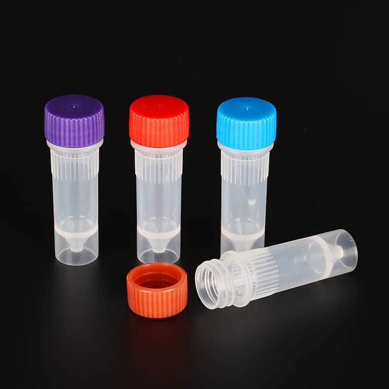 2.0 ml Cryovial, External Cap Polypropylene Sterilized Color Assorted Tubes