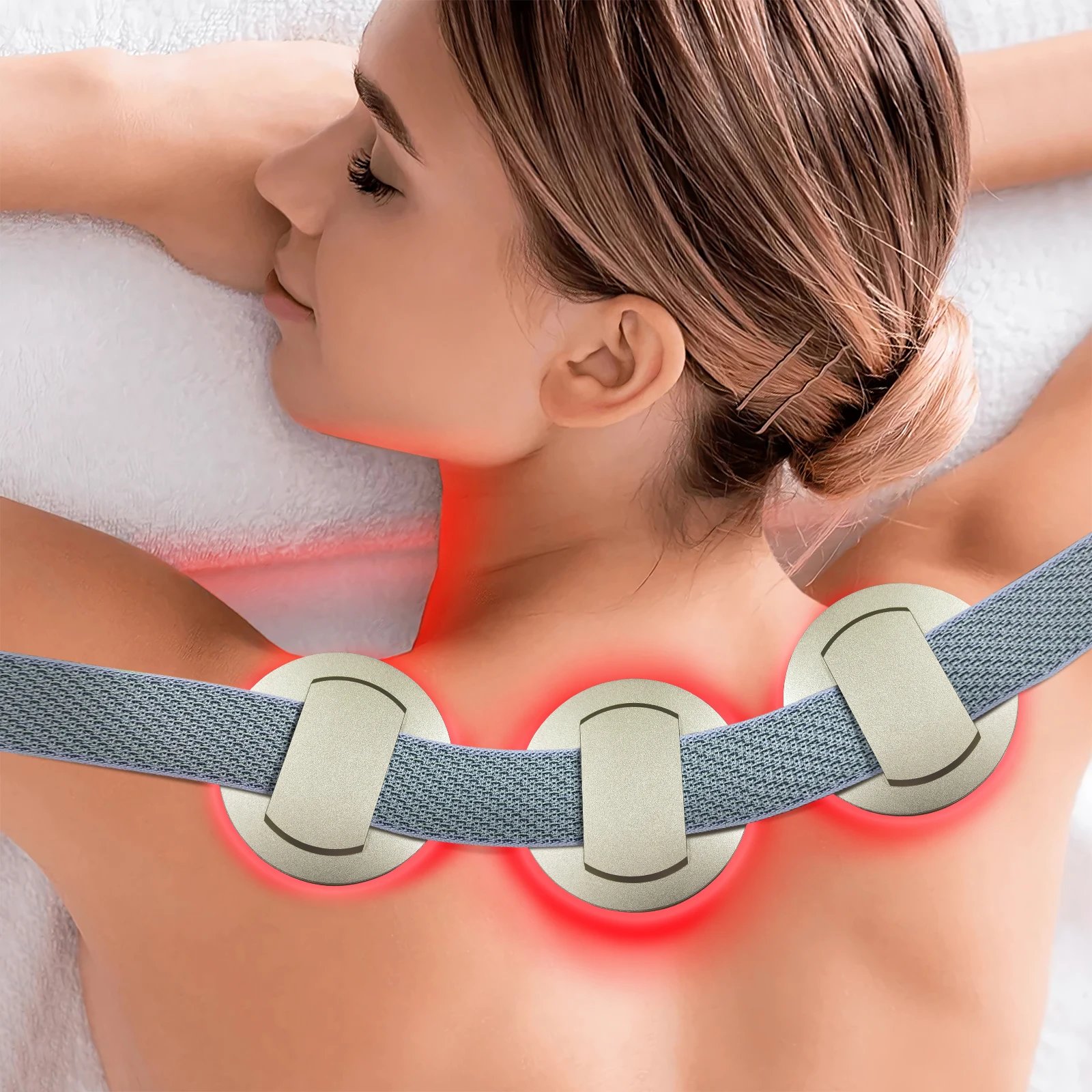 Portable Pulsed Led Professional Medical Neck Skin Infrared Heating Panel Red Light Therapy Equipment For Shoulder Nerve Damage