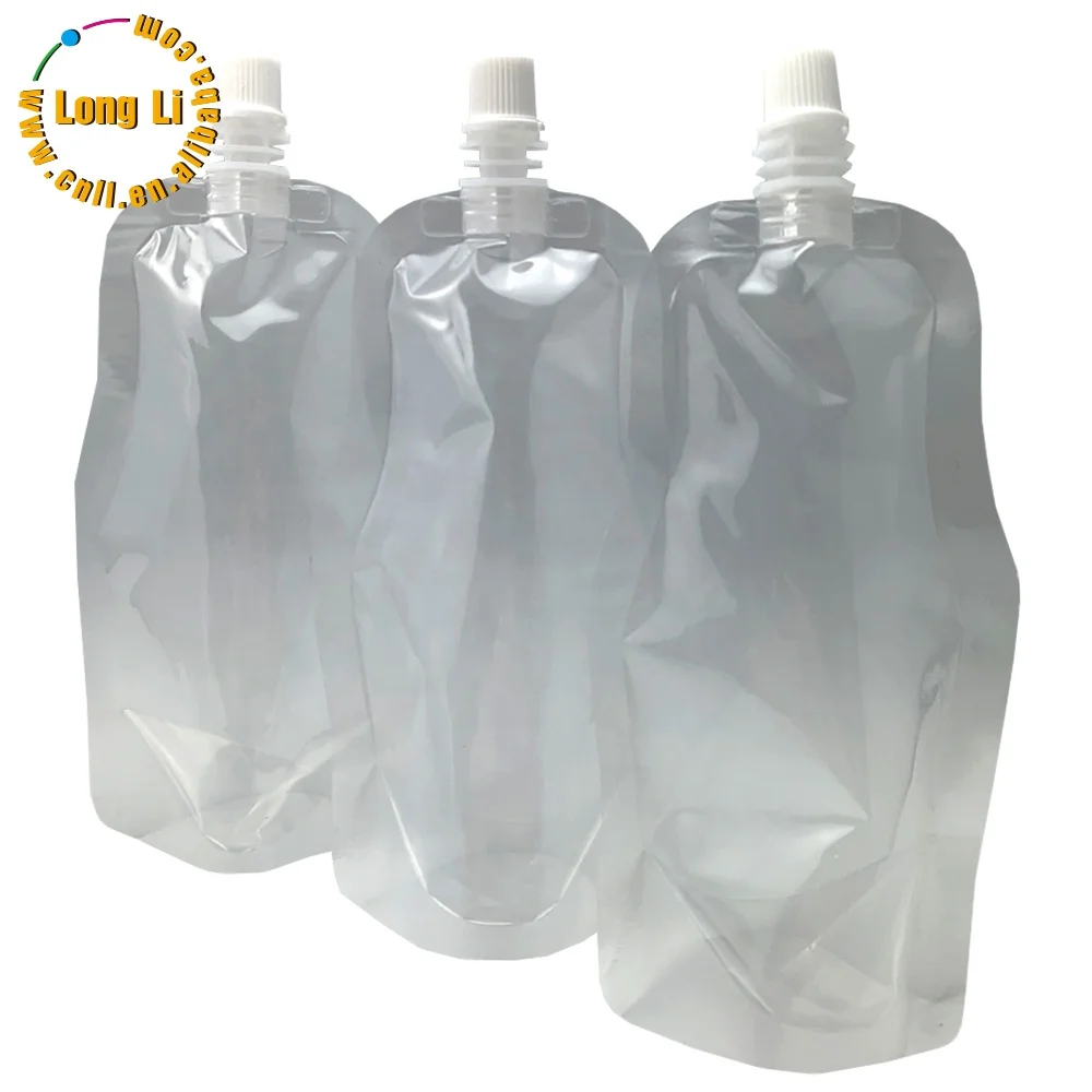 Eco friendly disposable food liquids drink milk powder package stand up pouch