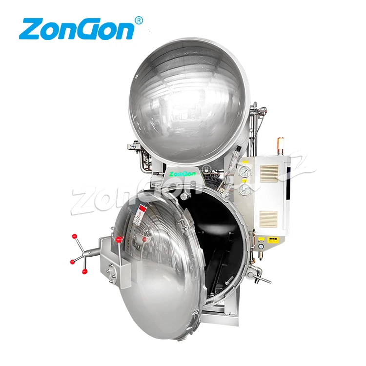 Wet Pet food sterilizer 121 high temperature retort autoclave machine