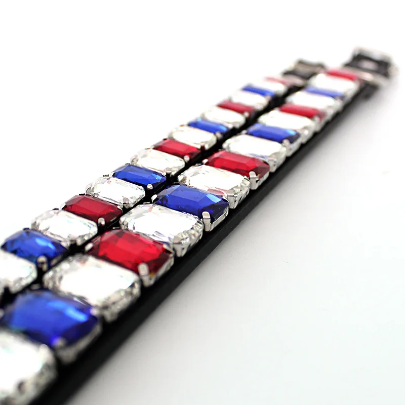 New Style Pet Collar Bling Rhinestone Heart Shaped Pet Collar Cat And Dog Necklace Collar