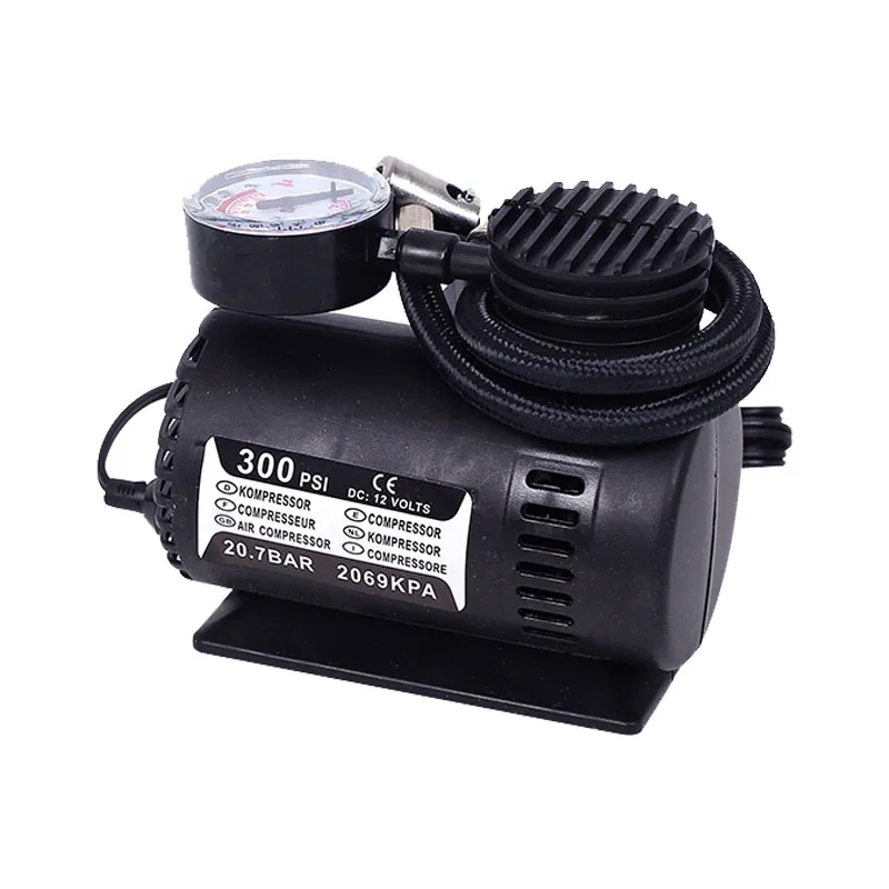 Widely Used 12v Portable Air Pump Tyre Pump Tire Inflators Car Air Compressor With Precision Barometer