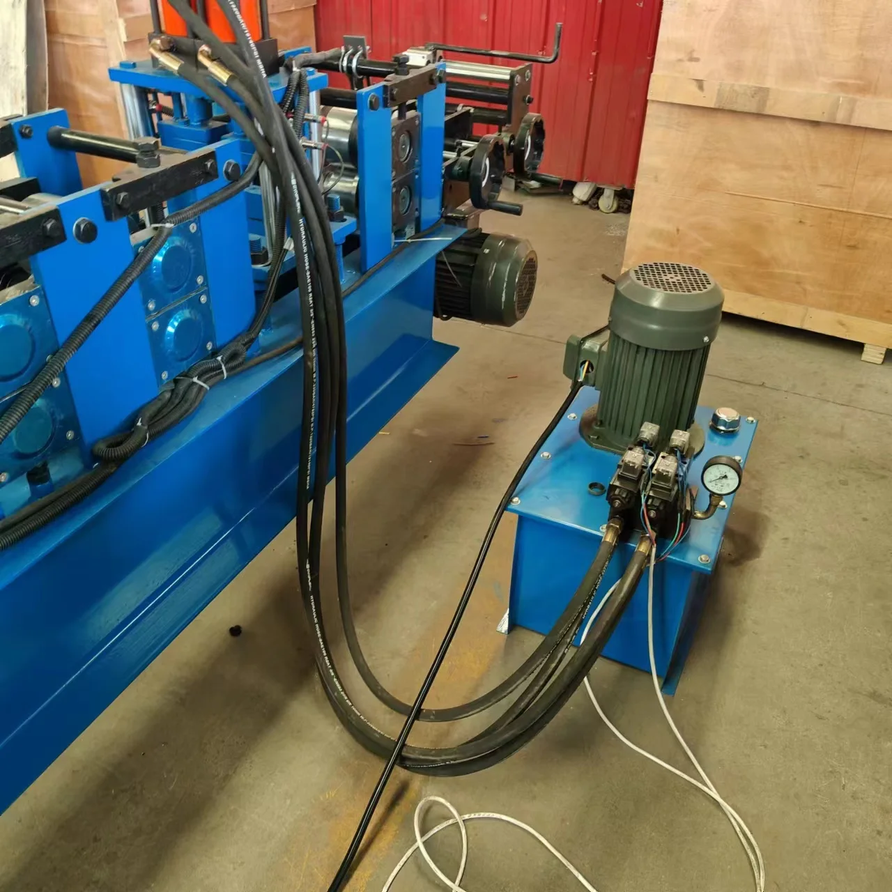 Tyrfm Full Automatic Metal Steel Din Rail Roll Forming Machine Omega Channel Making Machine