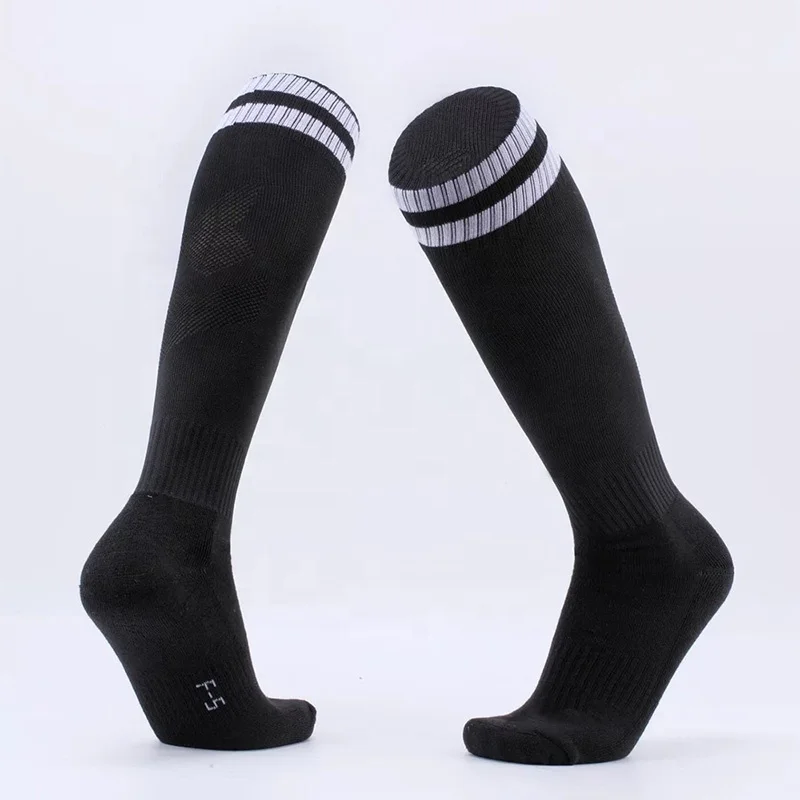 KonLee football soccer high quality socks custom knit manufacturer anti slip men short sock meias football socks