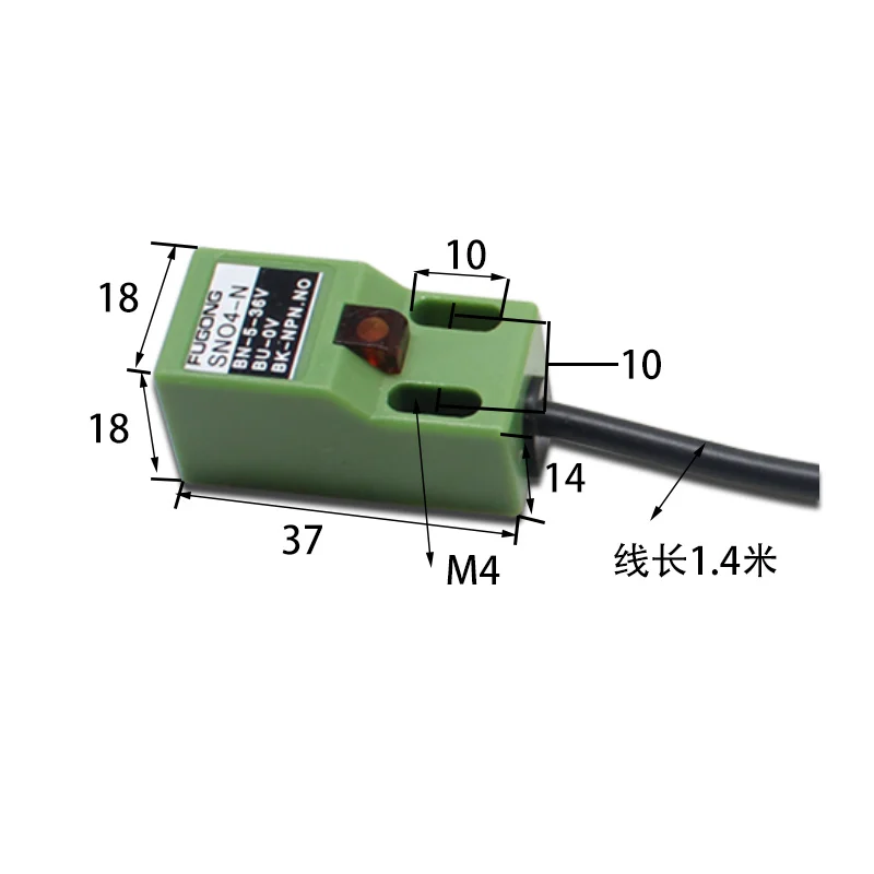 Engraving machine metal induction limit mechanical limit switch SN04-N laser induction limiter stroke proximity switch