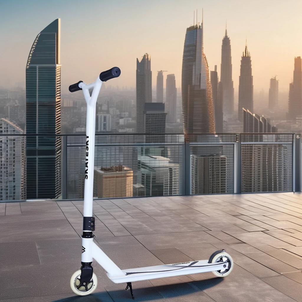 BSCI Factory-Produced Two Wheels 110mm Aluminum oem custom Adult pro freestyle kick Stunt Scooter