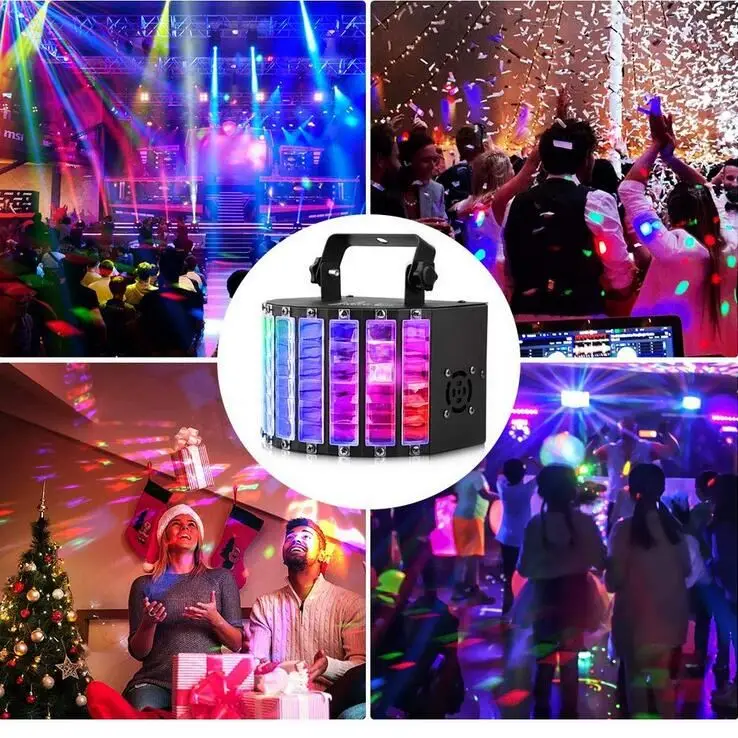 Factory Stage Lighting Rechargeable Wireless Dmx Battery Powered led par 6in1 Rgbwa Uv dj light