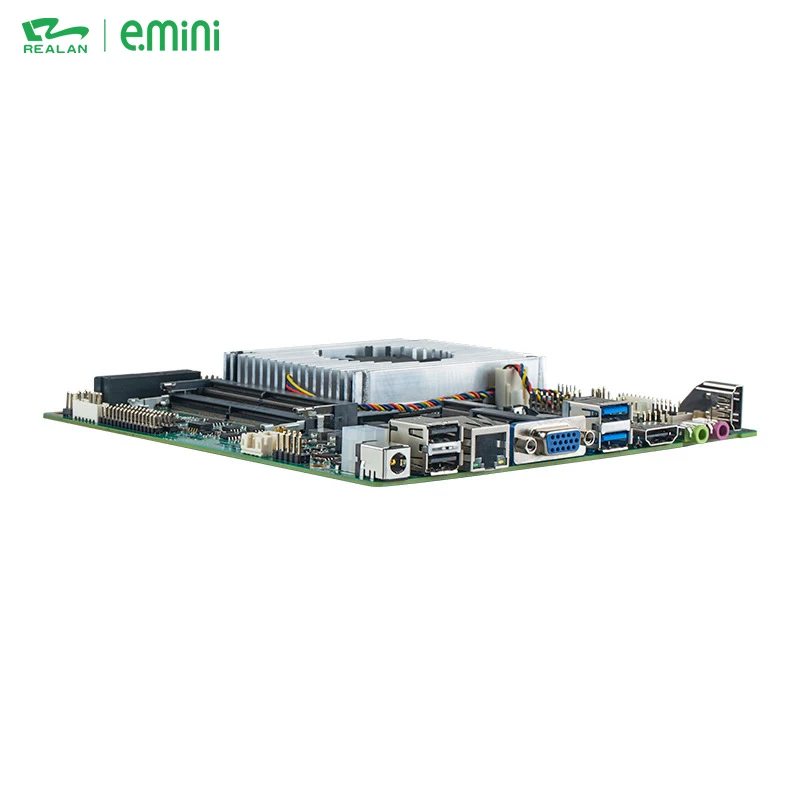 Realan custom quad core i7 digital signage motherboard m.2 combo cpu mainboard processor 4K video display and capture record