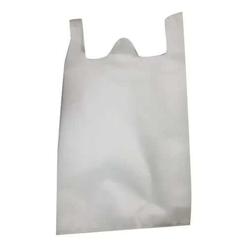 Factory Direct Sale Promotional Spunbond Nonwoven Fabric Vest Bag Custom Printing Non Woven Supermarket W cut Bag