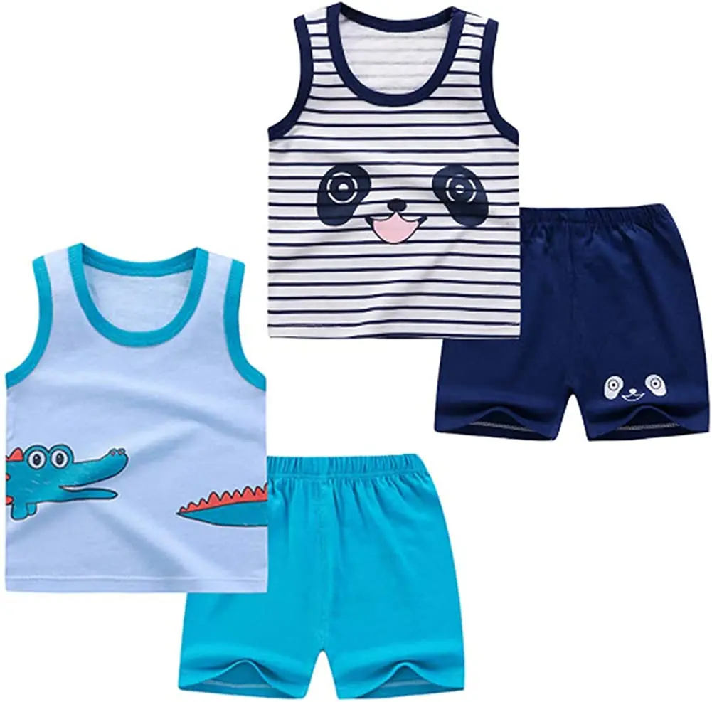 Kids Boys Vest Top Summer Sleeveless Clothing Fashion Tank Top