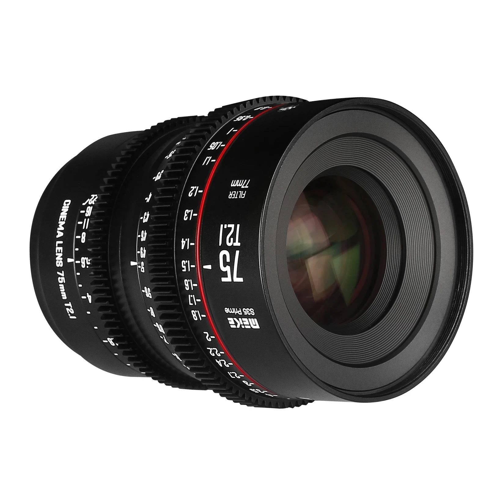 Meike Prime 75 мм T2.1 для Super 35 рамка кинокамеры система RED Komodo BMPCC6K Pro Z CAM S6 Sony