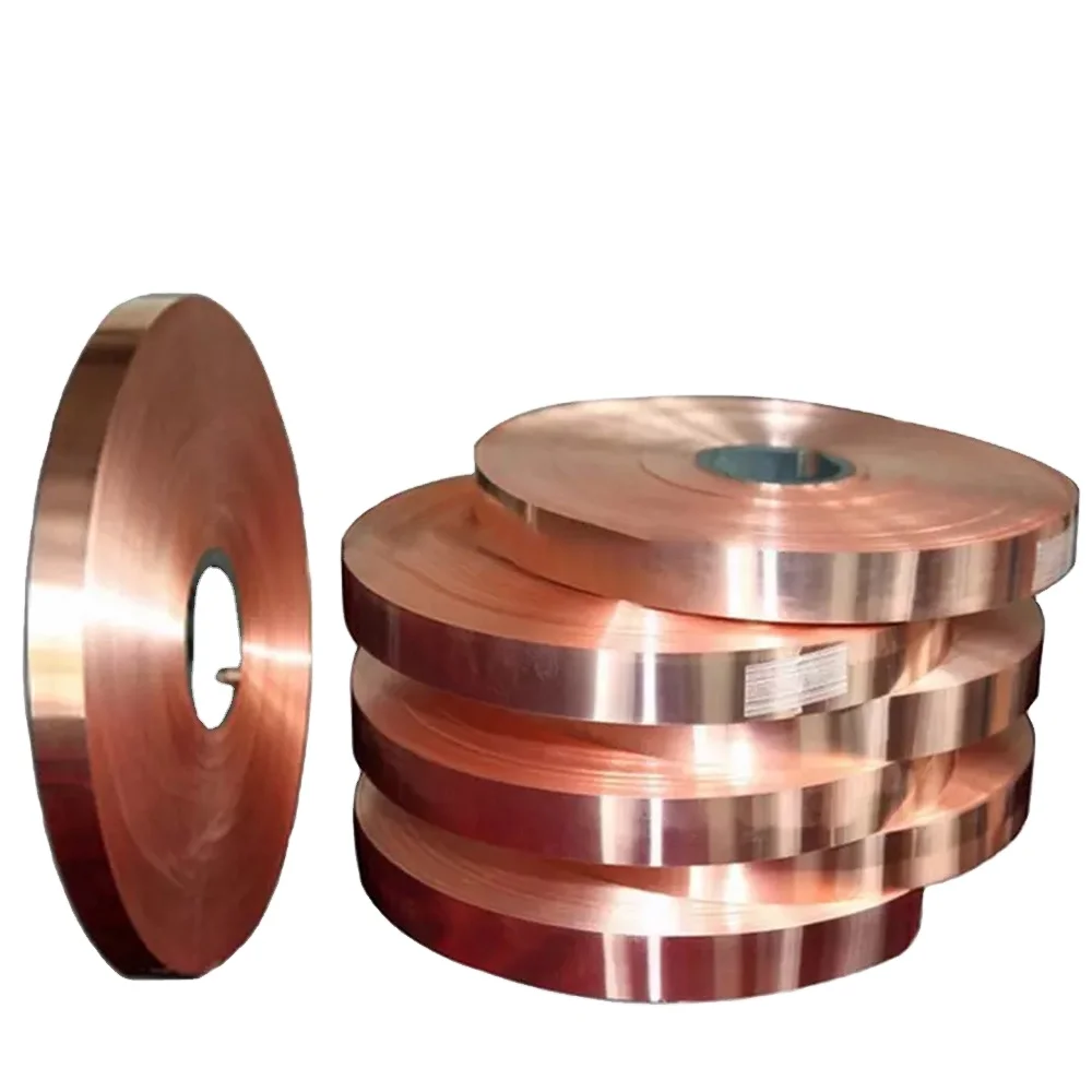 99.99%Tp1 Tp2 T2 Tu2 Tu1 C2800 Cold Hot Rolled Alloy Copper High Purity Electrolytic Copper Coil Copper Strip