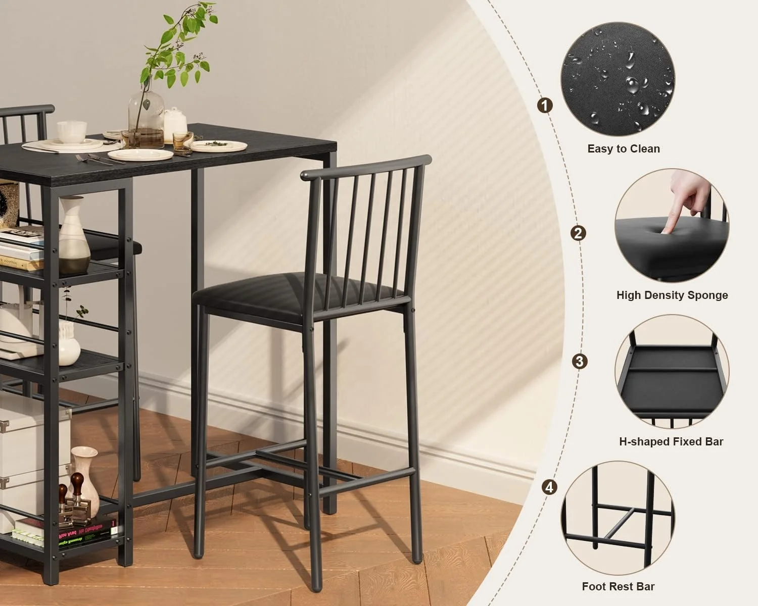 Wood Rectangular Desk Restaurant Home Furniture Juego Comedor Set 6 Solid Chrome Tempered Glass Wood Dining Room Table Chair Set