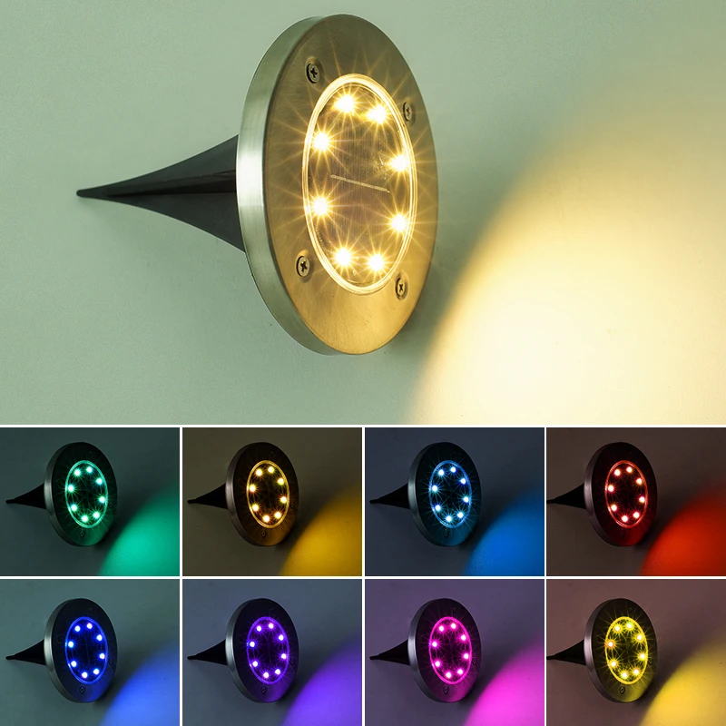 China Manufactory solar powered glue filling waterproof ip68 Garden Light  Lawn Lamp Outdoor Garden Decorative Light