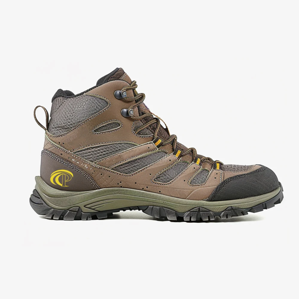 Custom Genuine Leather Men Outdoor New Faux Leather Upper Trekking Climbing Boots Hiking Shoes for Men