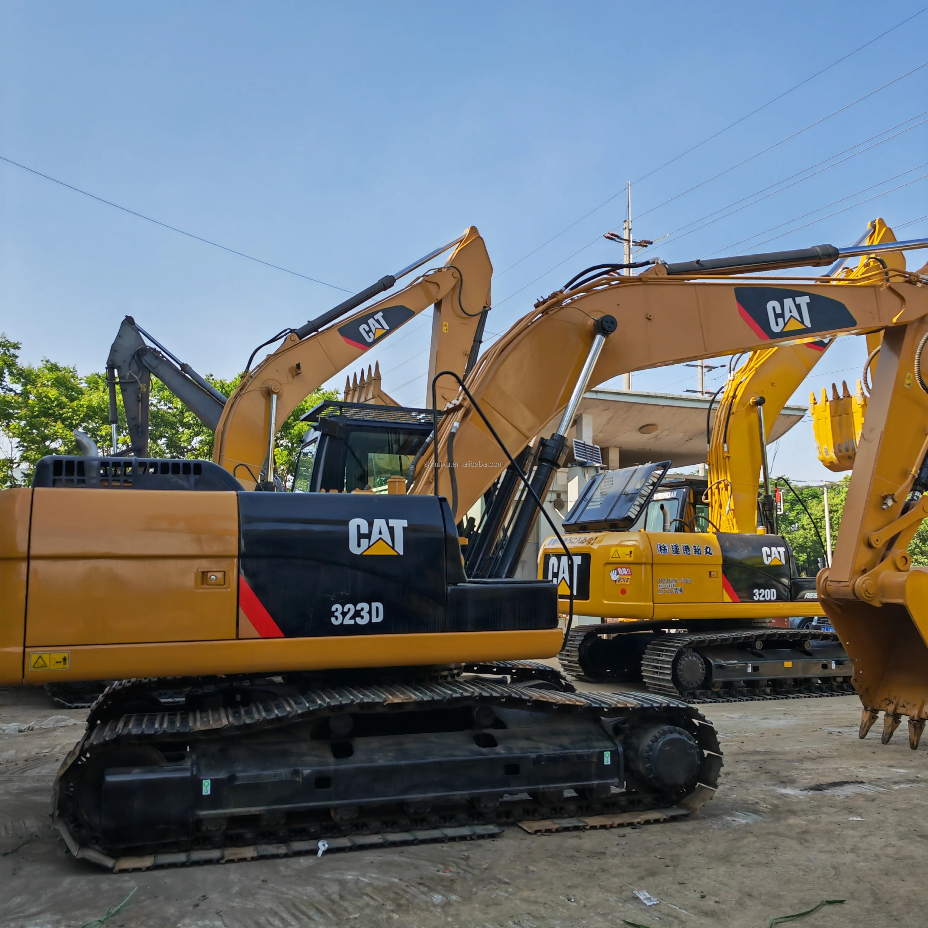 CAT323D used excavator high end construction machinery Caterpillar second hand bagger cat323d on sale