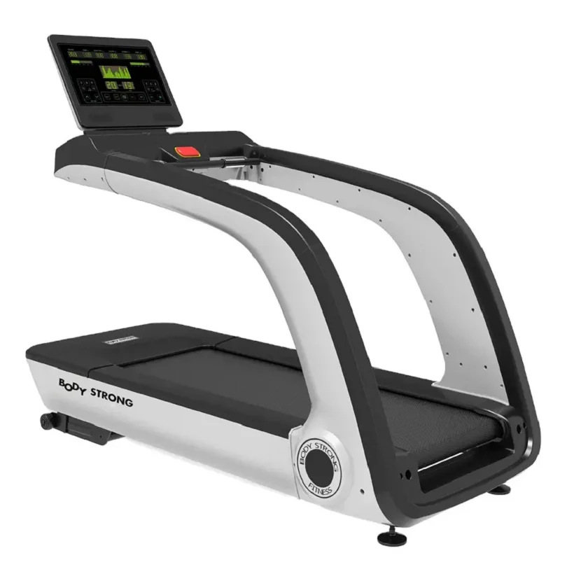 body strong 3.0HP 480*1350mm Running Machine Surface Auto Incline  High Quality  Semi Commercial Treadmill