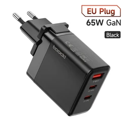 Toocki 65W gallium nltride travel charger the charger high power one is enough