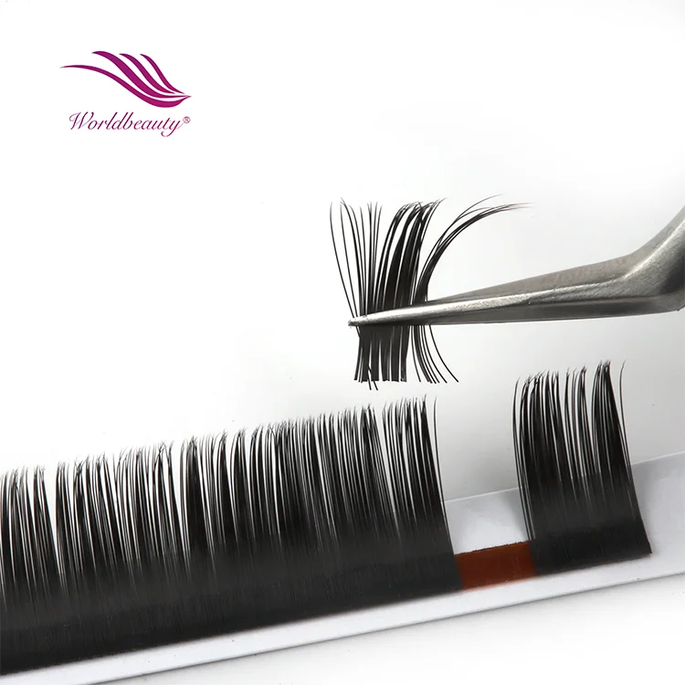 worldbeauty B CC C D DD Curl Individual eyelash extension supplies 6-17mm cashmere volume eye lash extension