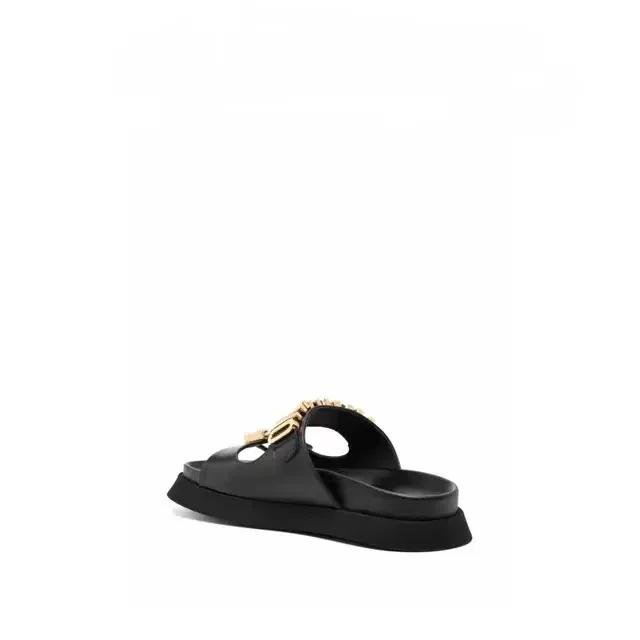 Wholesale Women Sandals Luxury Brand Slipper Summer Designer Leather Slipper Soft Sole clip-on beach sandals