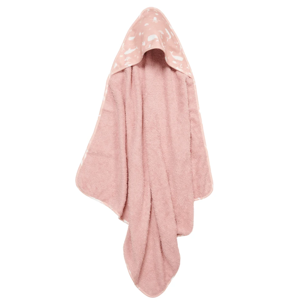 Eco-friendly 100% Natural Bamboo Baby Hooded Towel Baby Bath Towels