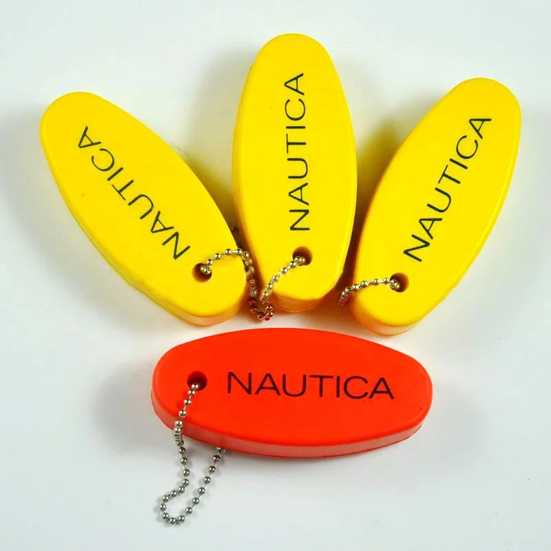 eva foam keyring with logo Promotional Custom shape manufacturer eva foam floating key chain keychains blank key floaters