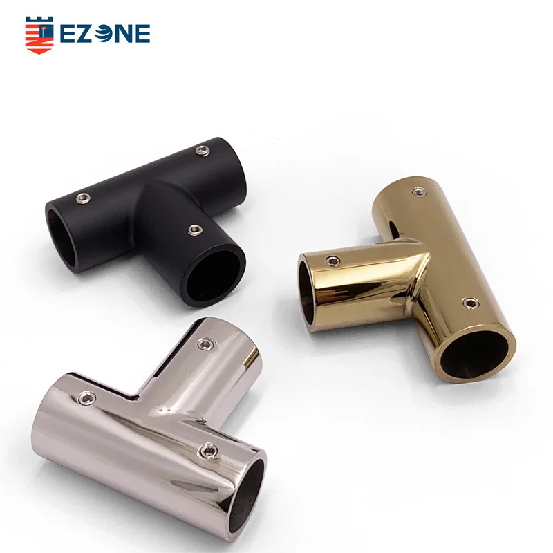 Black Door Frameless Shower Stabilizer Bar 10mm Tempered Glass with Brass Material for Bathroom Use