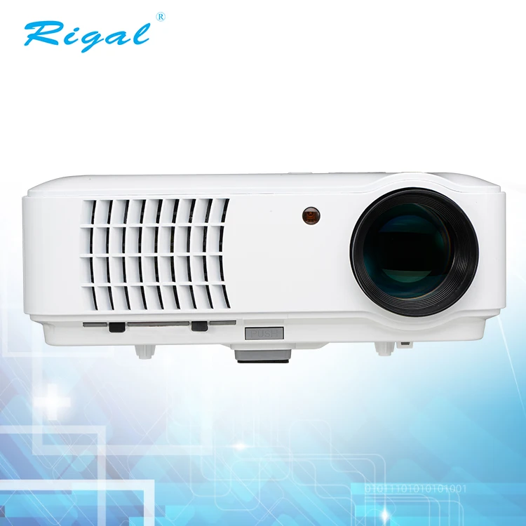 цена Full HD 3D светодиодный проектор для мобильного телефона 4,2 1024*768 с мульти-входным беспроводным подключением к Wifi