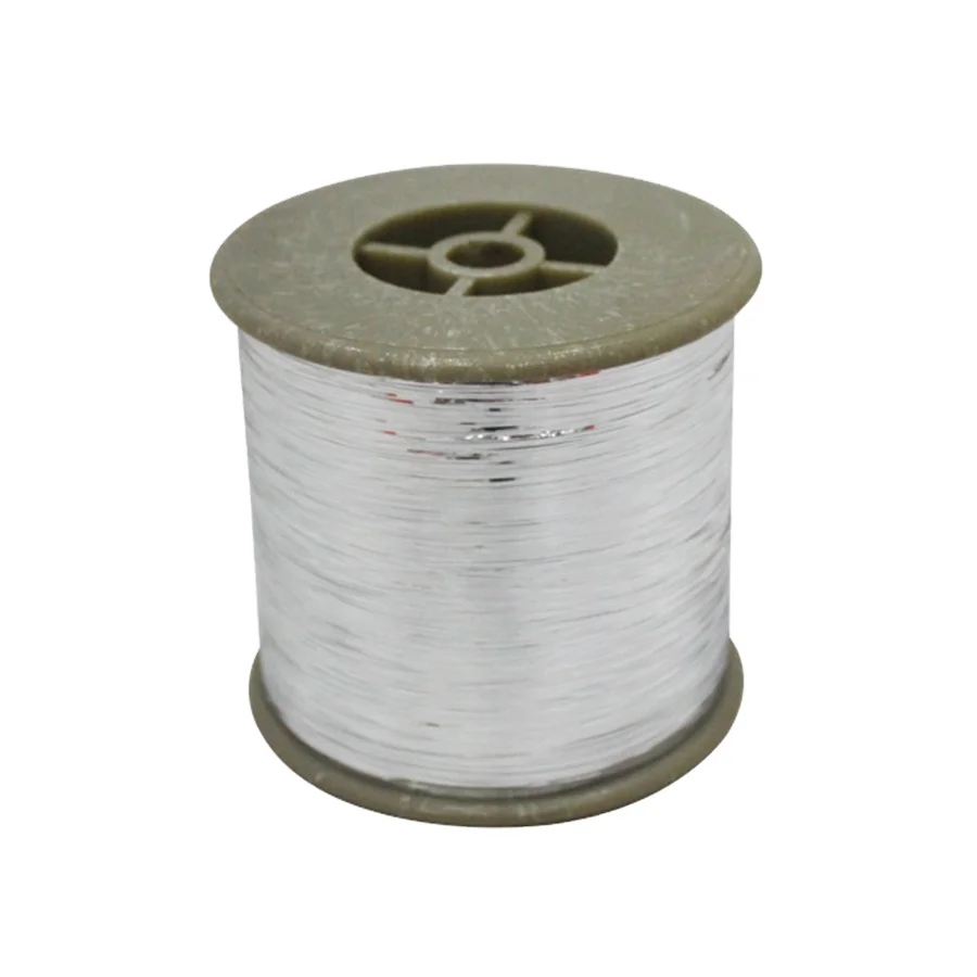 100% Polyester Thread Gold And Silver M-Type Metallic Yarn