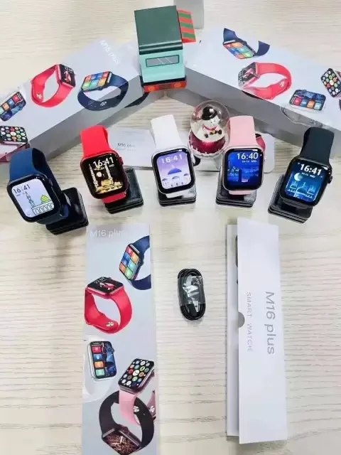 2021New Smartwatch M16plus 1.75 Inch Full Touch Screen Reloj Intelligent Call Watch Series 5 6 Men Women Smart Watch M16 plus