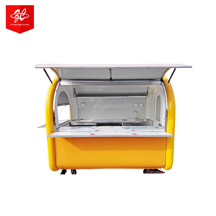 Multi-functional dining car outdoor food kiosk for night market food truck hot dog Hamburger ice cream  cart