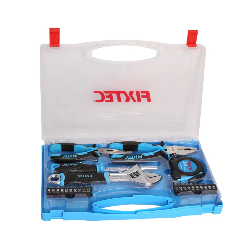 FIXTEC Combination DIY Tool Set Household Ratchet Wrench Multifunction 25PCS Socket Wrench Hand Tools Set
