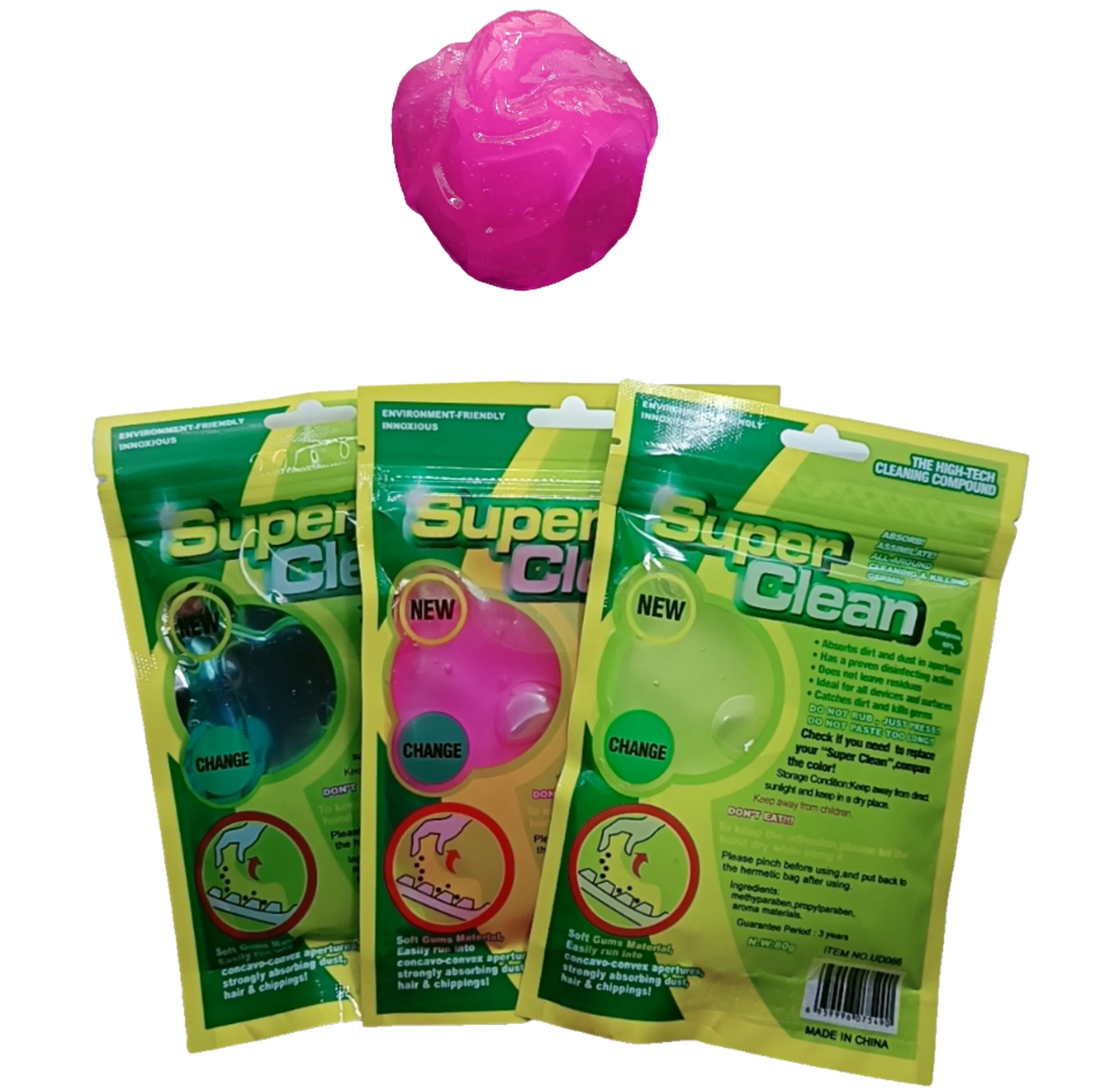 GAPIAR hot sell Wholesale Pack car cleaning glue keyboard vacuum cleaner cleaning gel for car detailing 80g 160g