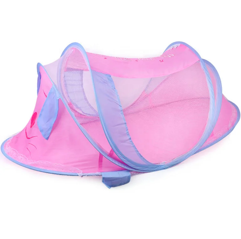 2022 Foldable Infant Pop Up Cot Bed Mosquito Fold Net Tent outdoor camping tent mosquito net for kids