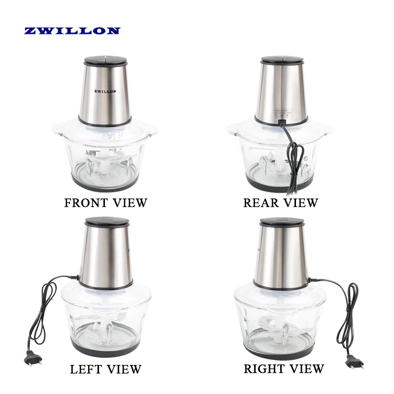 Meat grinders mincer 2024 small chicken and vegetable with glass bowl household kitchen 1000w electric automatic meat grinder