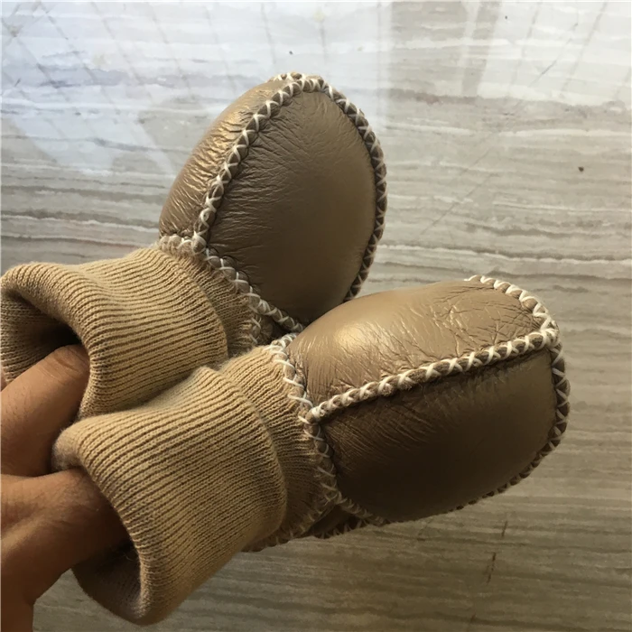 Soft Winter Newborn Infant fur shoes baby