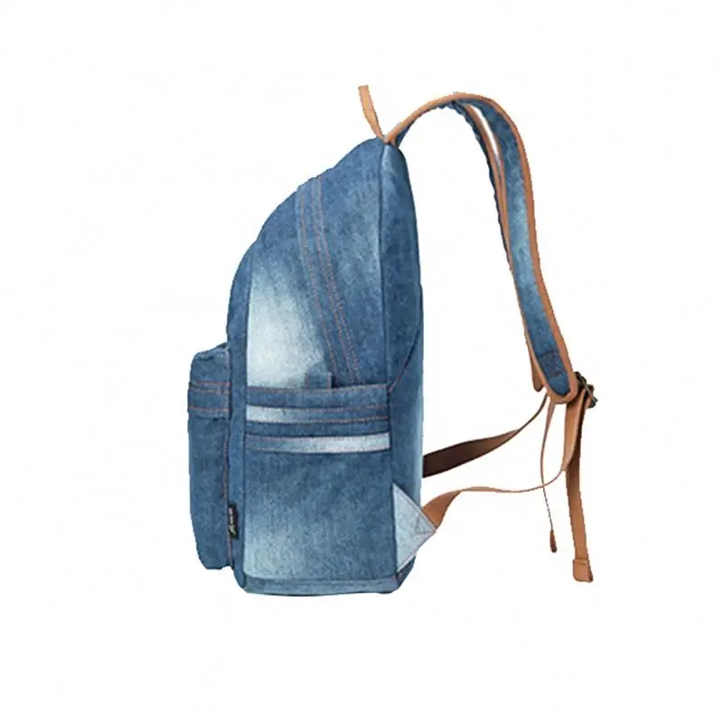 wholesale new design jeans shoulder durable cartoon school backpack bag