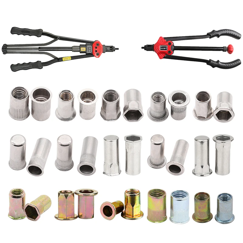 Flat Head Close End Waterproof Self Clinching Nut Round Head Solid Steel Rivets