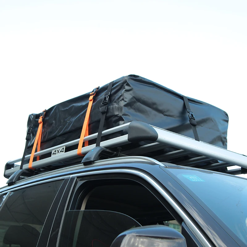 Car Roof Bag Rooftop Cargo Carrier Bag 20 Cubic feet Waterproof Includes Anti-Slip Mat Reinforced Straps Door Hook Luggage Lock