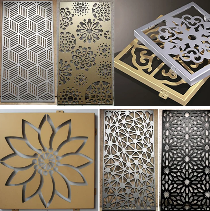 Exterior Wall Architectural Perforated Metal Aluminum Facade Cladding Panels
