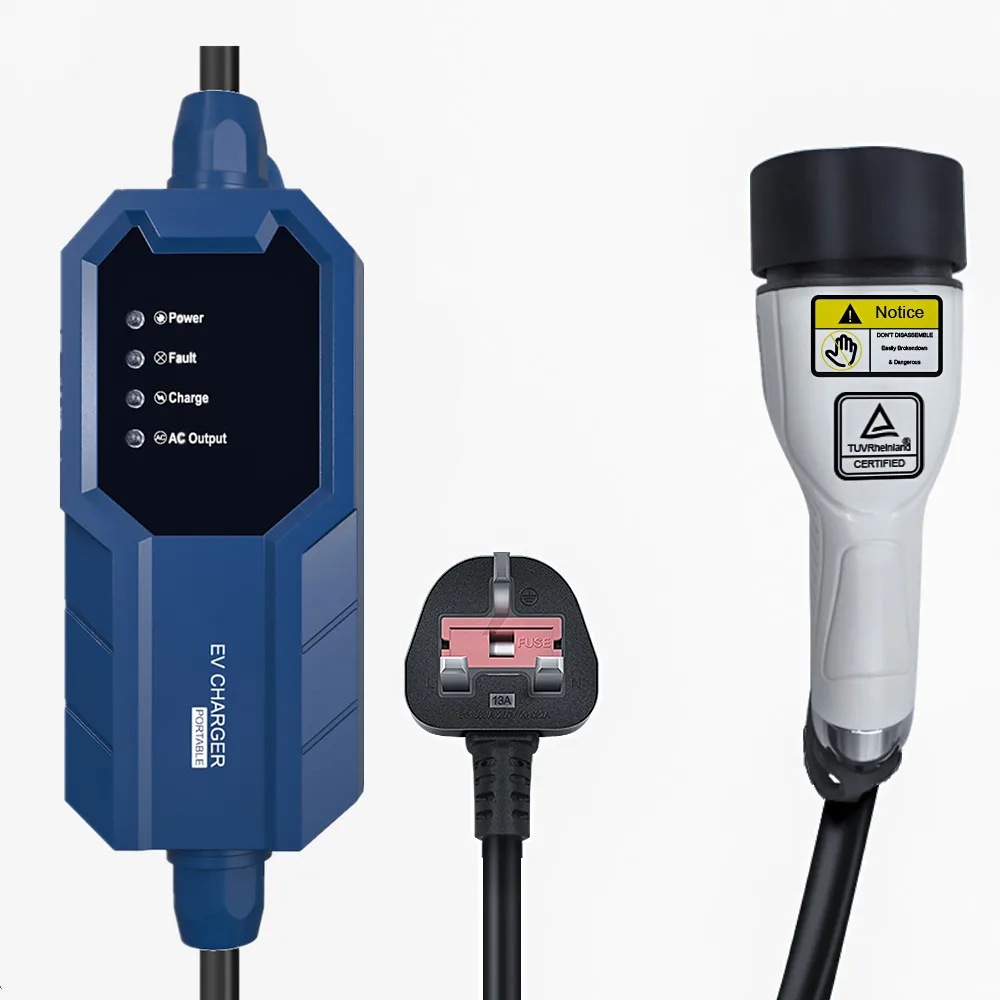 Manufacturers max green level 2 fast charging 3.5kw Portable charging pile box for  ev charger cable