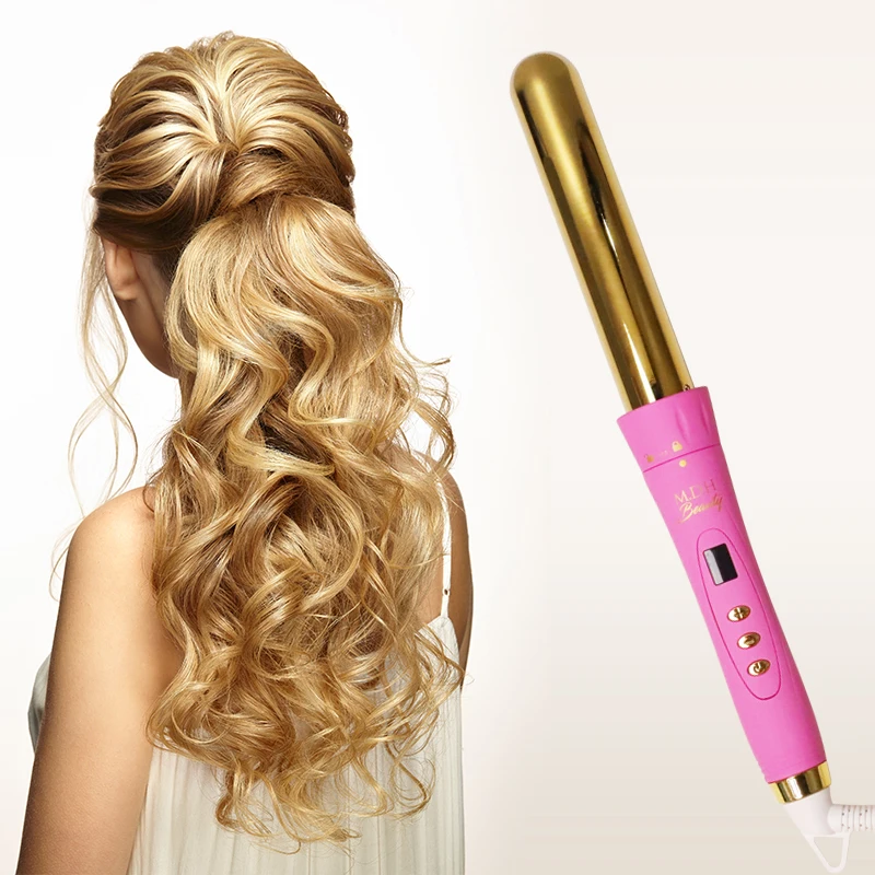 Professional High Temperature Settings With LED Indicator 5 In 1 Interchangeable Curling Wand Set Hair Curler Wand
