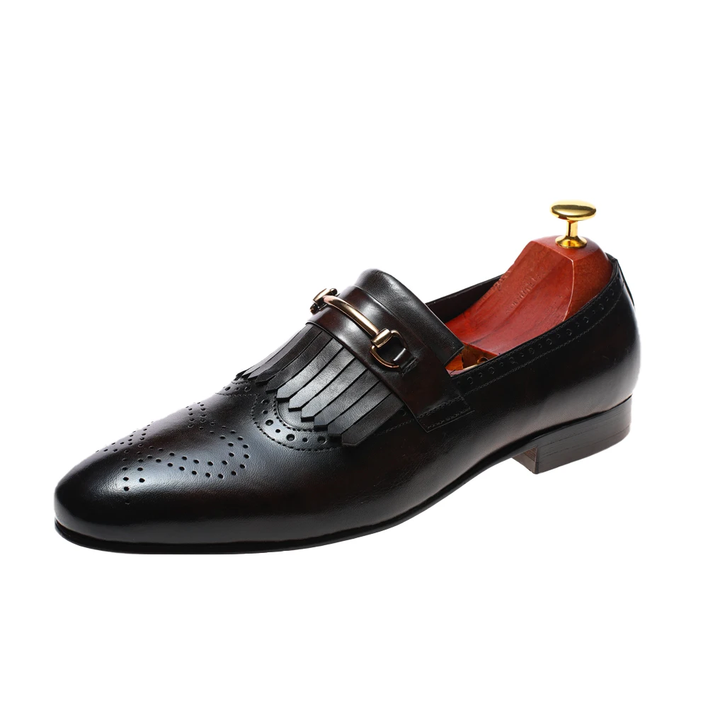 2021 new wedding italian mens dress shoes leather oxford genuine leather dress shoes for men