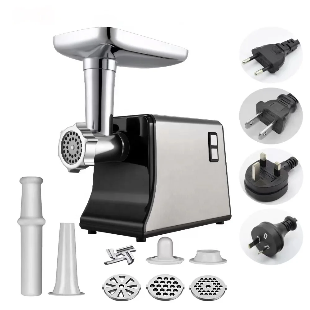 Electric Meat Grinders 800W Stainless steel Body Food Grinder Household Kitchen Appliance Sausage Stuffer Meat Picadora De Carne