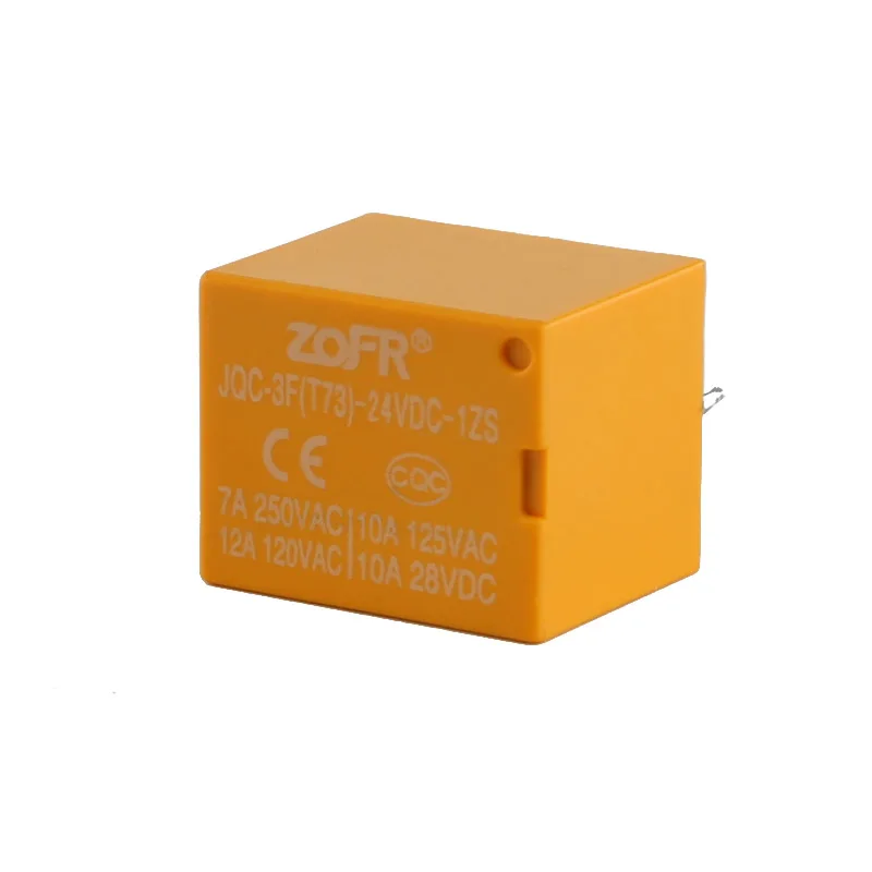 HL engrave logo 12V 7A T73 (JQC-3F) PCB square relay