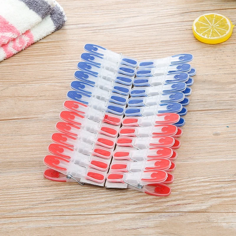 A2917Two-tone plastic peg daily durable downwind plastic two-tone clothespin little clip