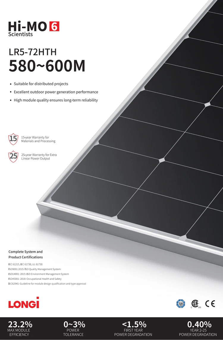 TOP 1 brand monocrystalline solar panels longi solar module hi mo 5 6 7 longi solar panel 540w 545w 550w 555w 560w