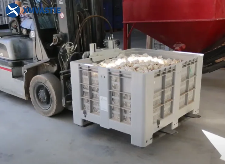 XMVASTIE Forklift attachments rotator with Bin gripper hold down widely used in agriculture industry