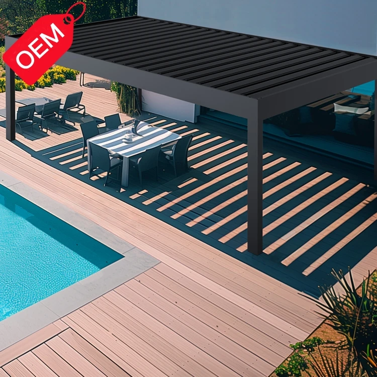 3x3 3x4 4x3 4x6  4x8 10x10 10x20 Advanced Motorized Antiseptic Grey Arches Arbours Pergolas Outdoor Furniture