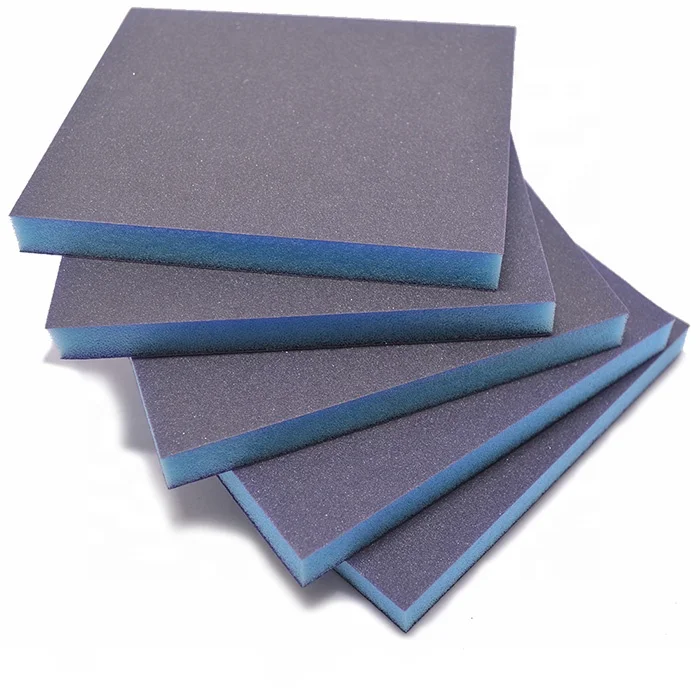 Aluminum Brown 60#~600# Abrasive Sand Paper Sponge Wet and Dry Use Polishing Flexible Blocks Sanding Sponge